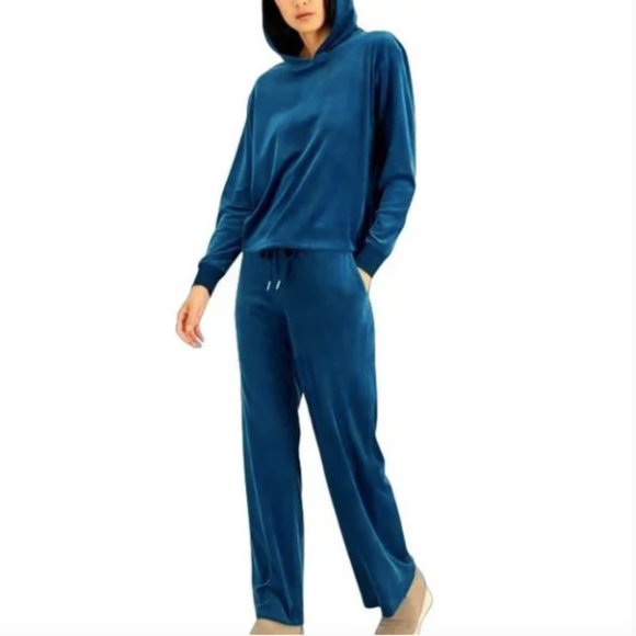 Alfani Matching Lounge Velour Set - Picture 1 of 3